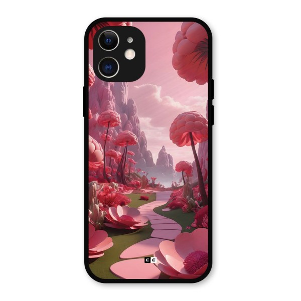 Garden Of Love Metal Back Case for iPhone 12