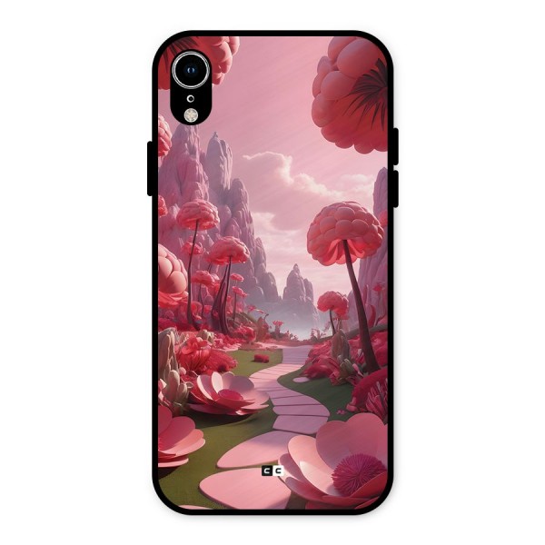 Garden Of Love Metal Back Case for iPhone XR
