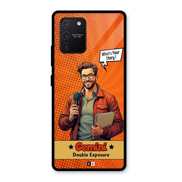 Gemini Explorer Glass Back Case for Galaxy S10 Lite