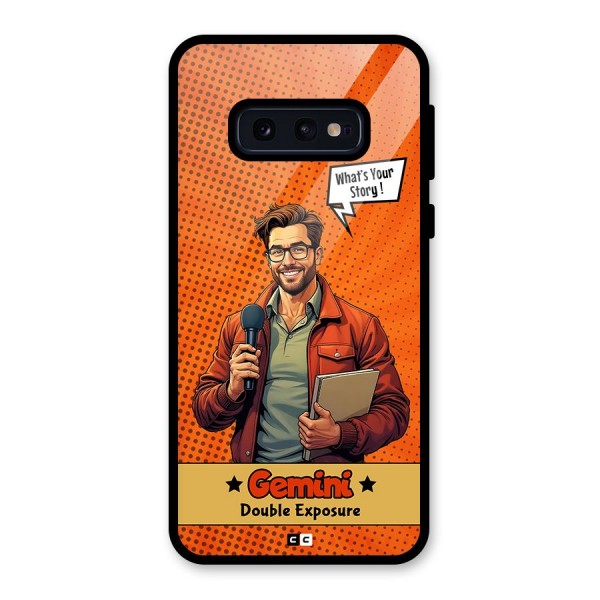 Gemini Explorer Glass Back Case for Galaxy S10e