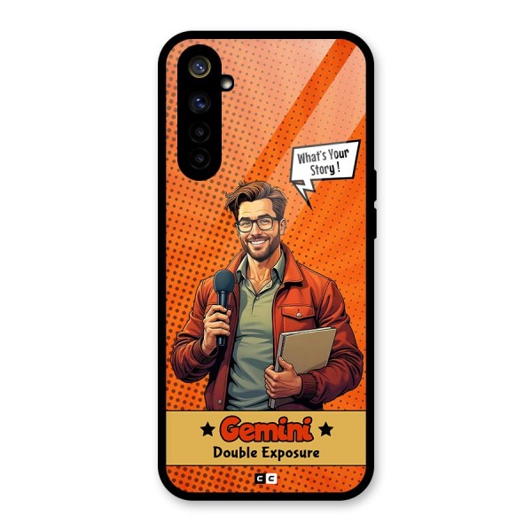 Gemini Explorer Glass Back Case for Realme 6