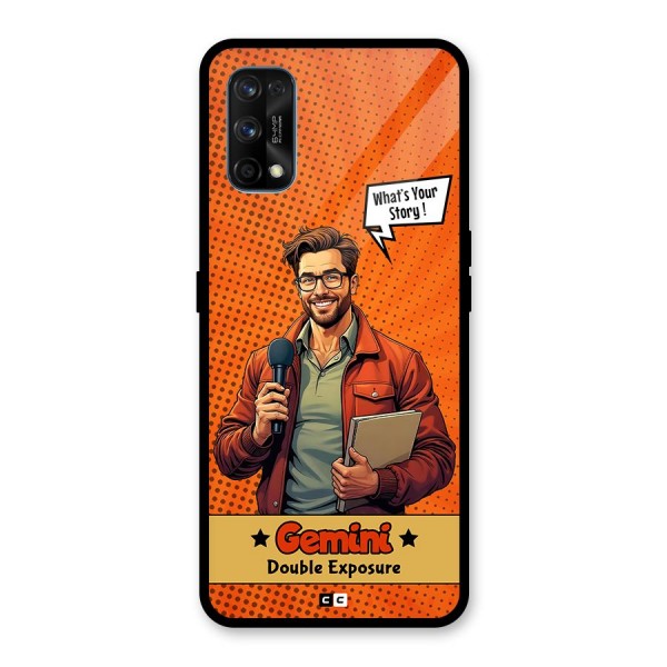 Gemini Explorer Glass Back Case for Realme 7 Pro