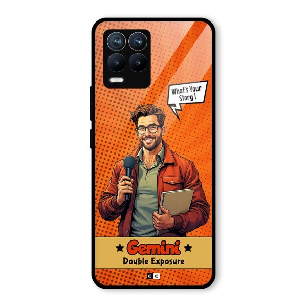 Gemini Explorer Glass Back Case for Realme 8