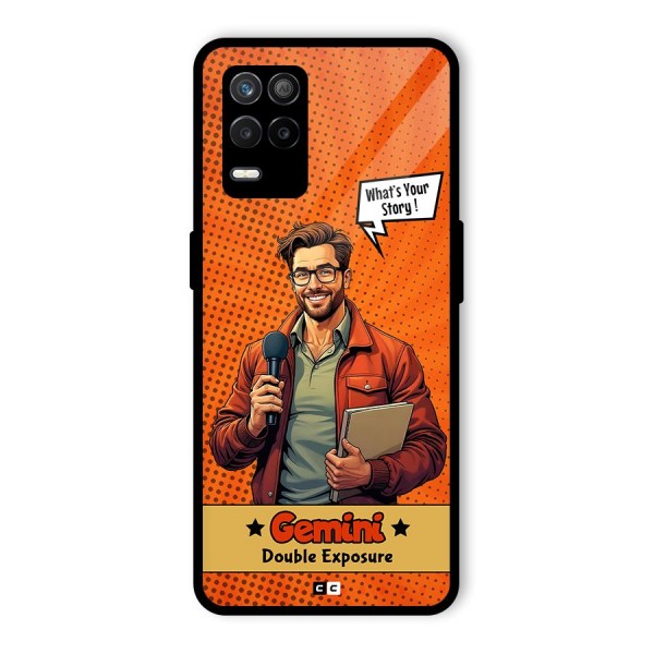 Gemini Explorer Glass Back Case for Realme 8s 5G