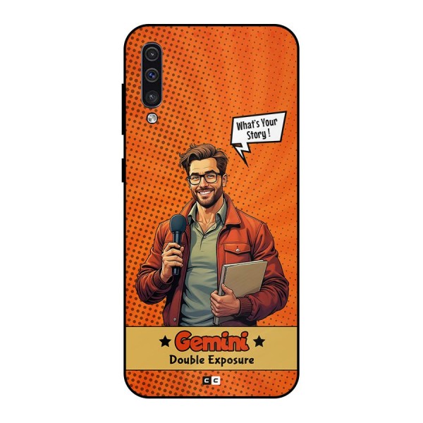 Gemini Explorer Metal Back Case for Galaxy A50