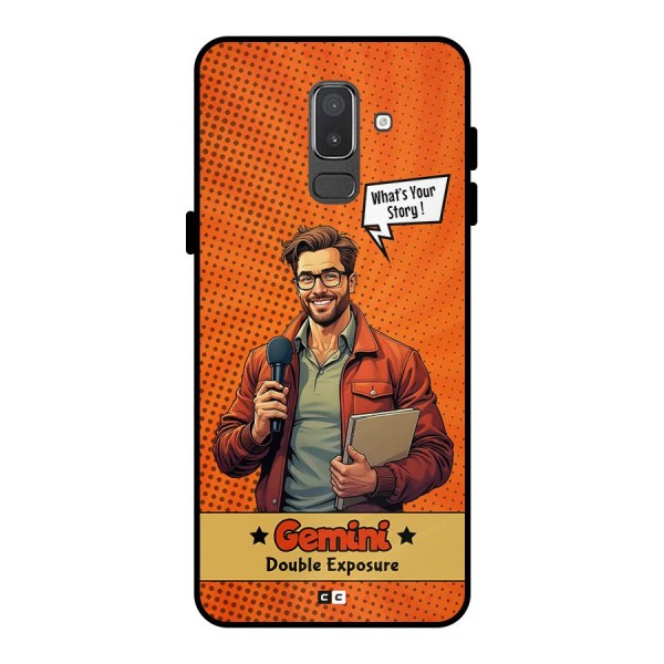 Gemini Explorer Metal Back Case for Galaxy On8 (2018)