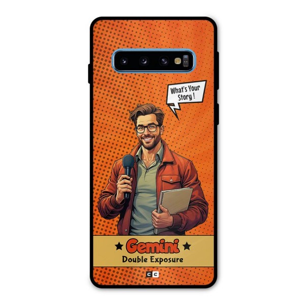 Gemini Explorer Metal Back Case for Galaxy S10