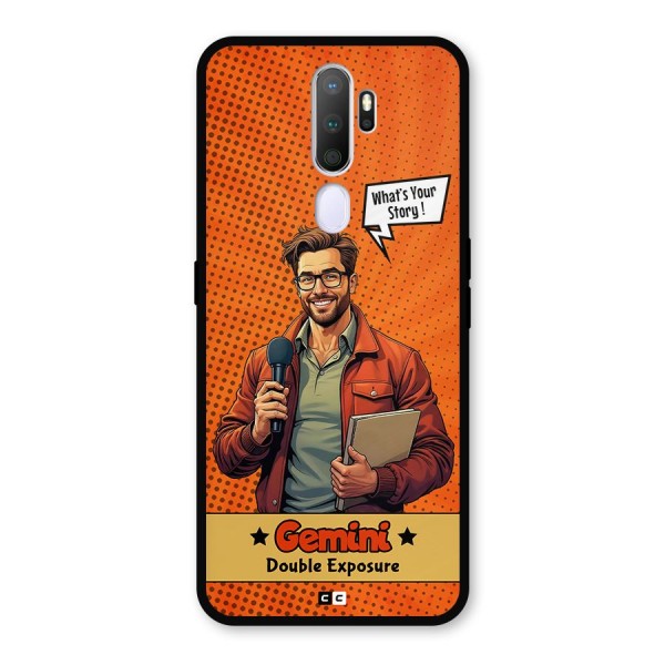 Gemini Explorer Metal Back Case for Oppo A9 (2020)