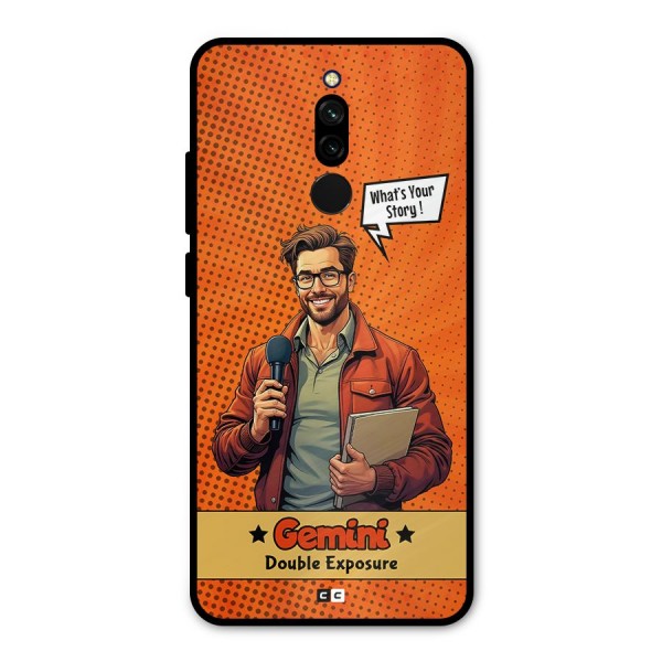 Gemini Explorer Metal Back Case for Redmi 8