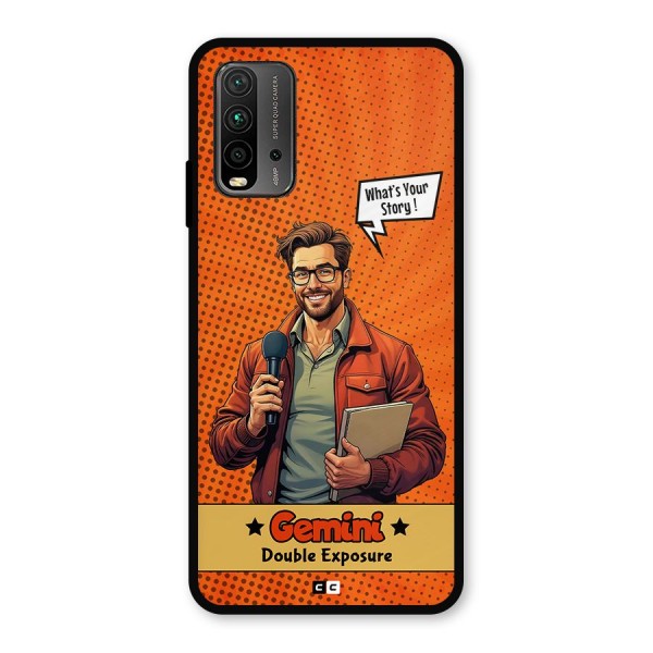 Gemini Explorer Metal Back Case for Redmi 9 Power