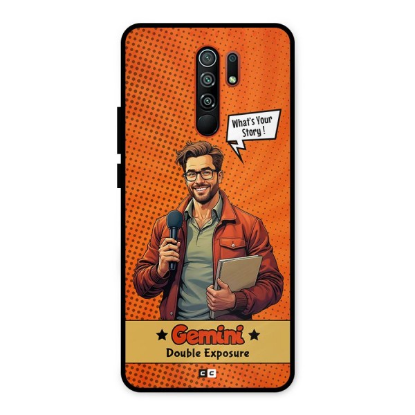 Gemini Explorer Metal Back Case for Redmi 9 Prime