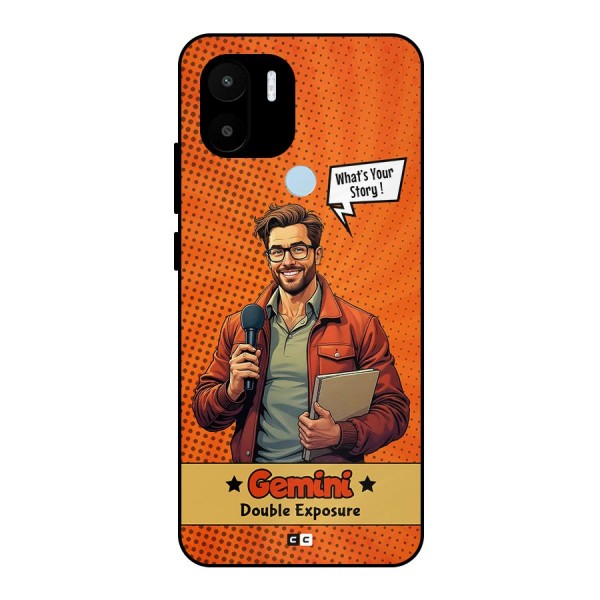 Gemini Explorer Metal Back Case for Redmi A1 Plus