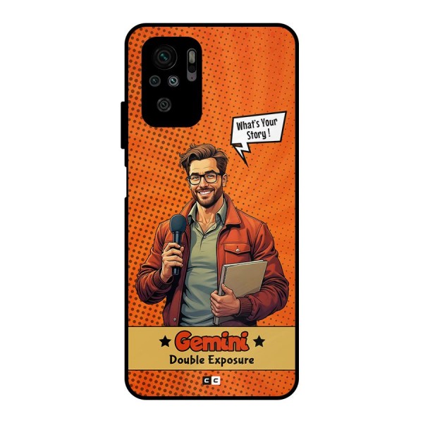 Gemini Explorer Metal Back Case for Redmi Note 10