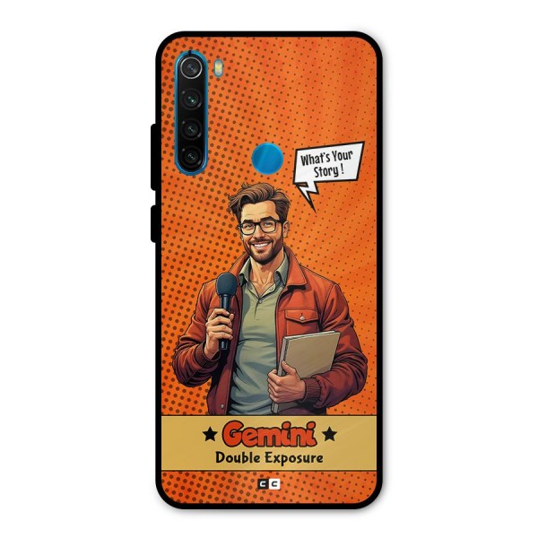 Gemini Explorer Metal Back Case for Redmi Note 8