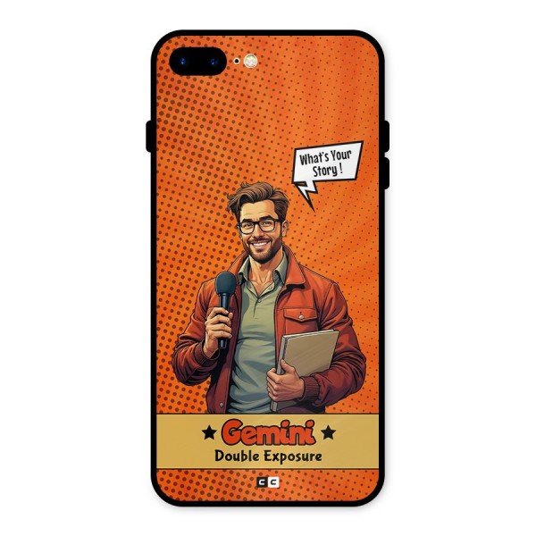 Gemini Explorer Metal Back Case for iPhone 8 Plus