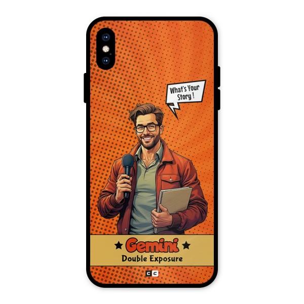 Gemini Explorer Metal Back Case for iPhone XS Max