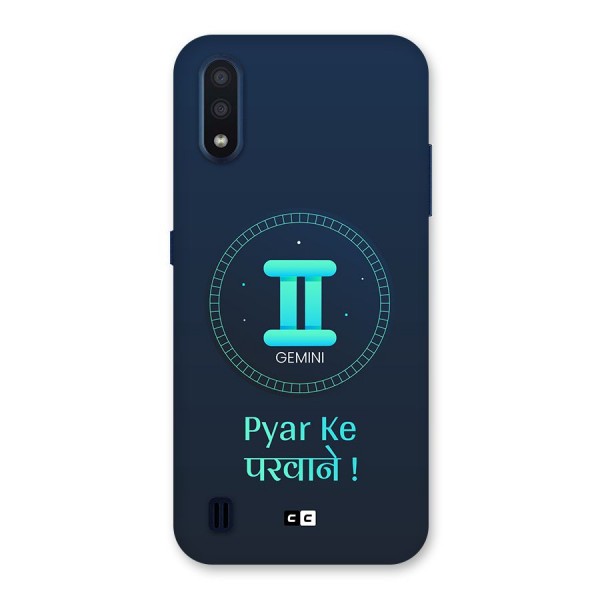 Gemini Love Back Case for Galaxy M01