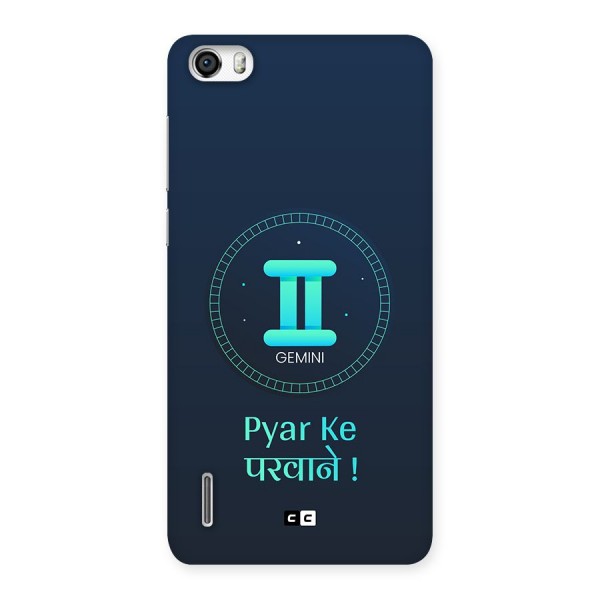 Gemini Love Back Case for Honor 6