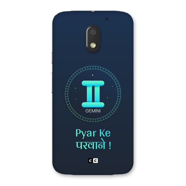 Gemini Love Back Case for Moto E3 Power