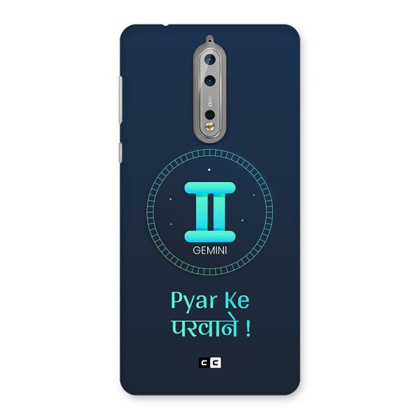 Gemini Love Back Case for Nokia 8