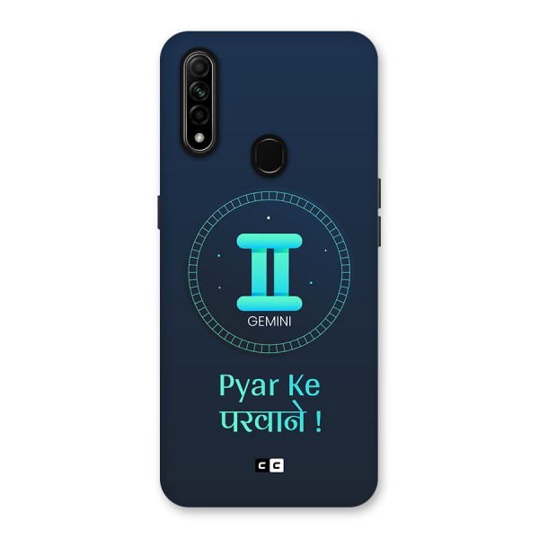 Gemini Love Back Case for Oppo A31