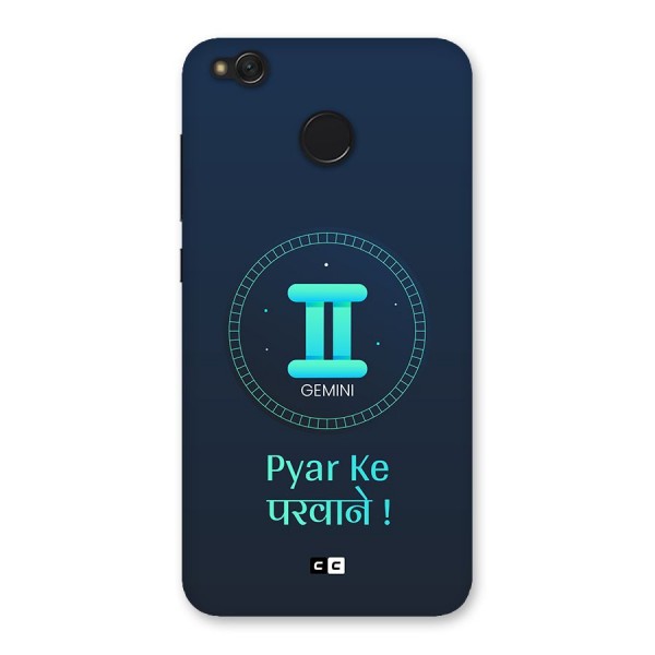 Gemini Love Back Case for Redmi 4