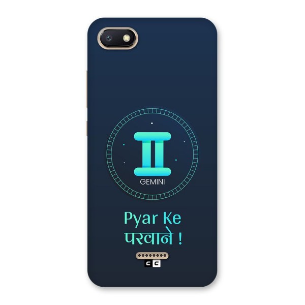 Gemini Love Back Case for Redmi 6A