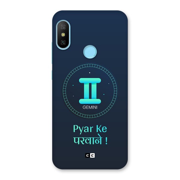 Gemini Love Back Case for Redmi 6 Pro