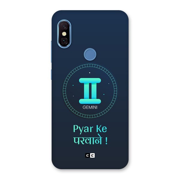 Gemini Love Back Case for Redmi Note 6 Pro