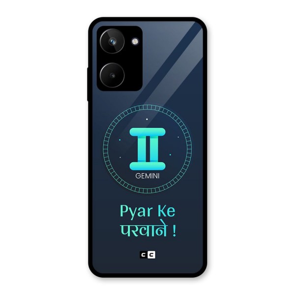 Gemini Love Glass Back Case for Realme 10