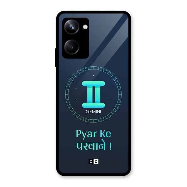 Gemini Love Glass Back Case for Realme 10 Pro