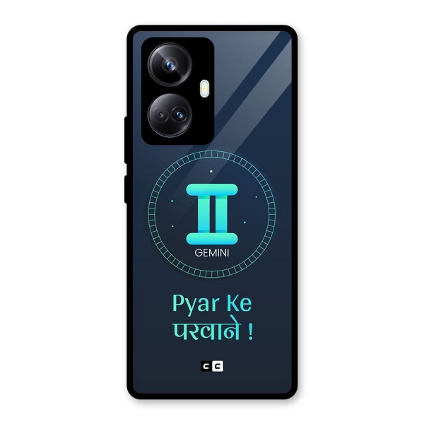 Gemini Love Glass Back Case for Realme 10 Pro Plus