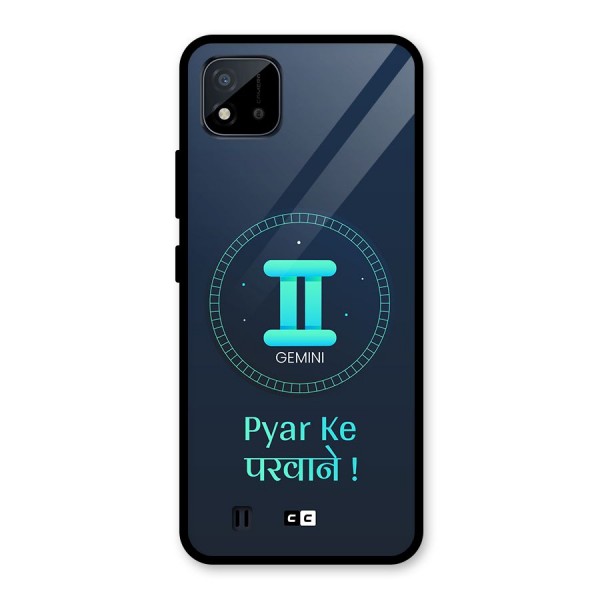 Gemini Love Glass Back Case for Realme C11 2021