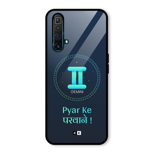 Gemini Love Glass Back Case for Realme X3 SuperZoom