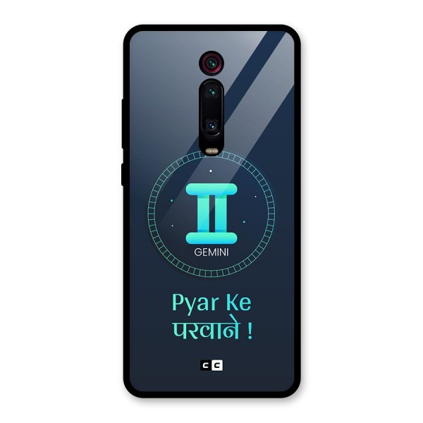 Gemini Love Glass Back Case for Redmi K20