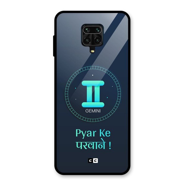 Gemini Love Glass Back Case for Redmi Note 10 Lite