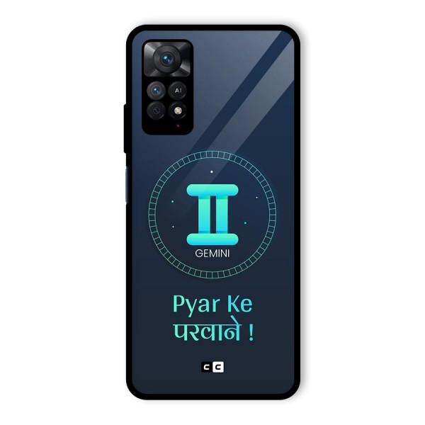 Gemini Love Glass Back Case for Redmi Note 11 Pro