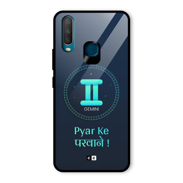 Gemini Love Glass Back Case for Vivo Y12