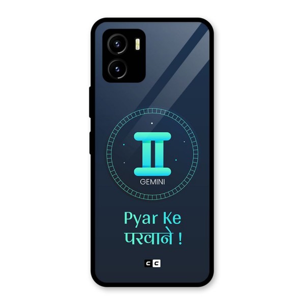 Gemini Love Glass Back Case for Vivo Y15s