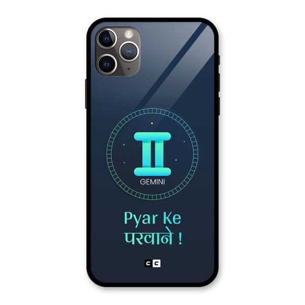 Gemini Love Glass Back Case for iPhone 11 Pro Max