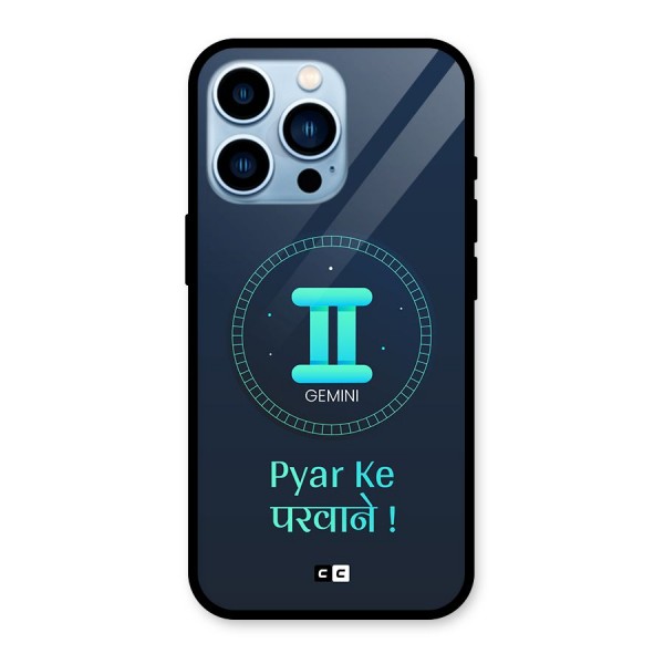 Gemini Love Glass Back Case for iPhone 13 Pro