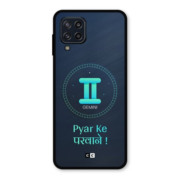 Gemini Love Metal Back Case for Galaxy M32