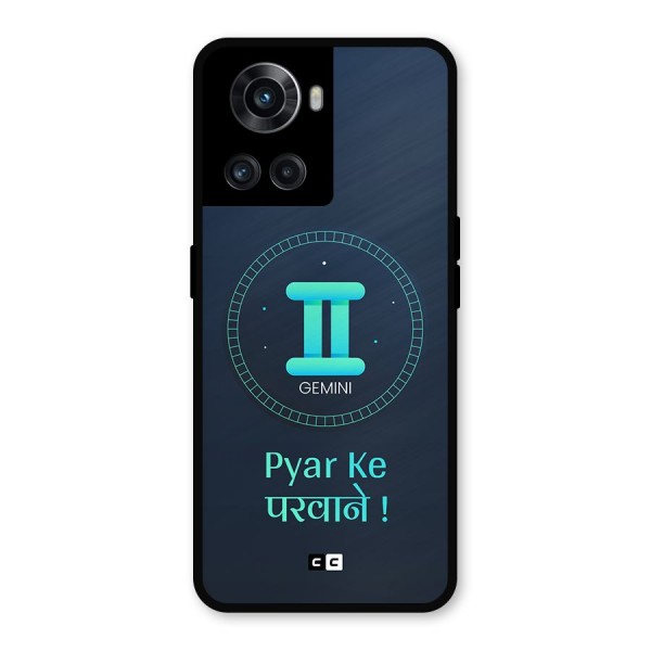 Gemini Love Metal Back Case for OnePlus 10R