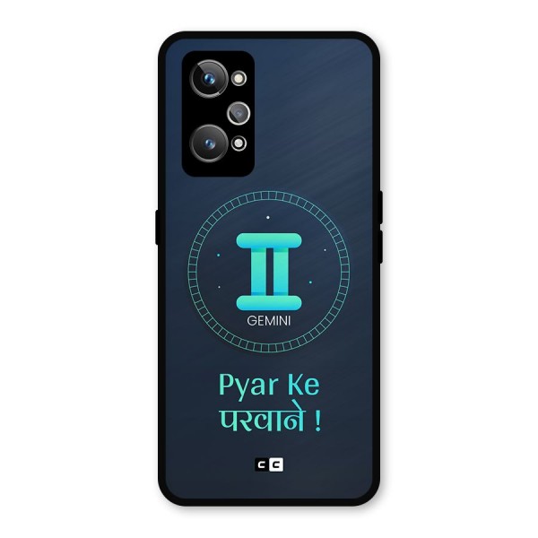 Gemini Love Metal Back Case for Realme GT 2