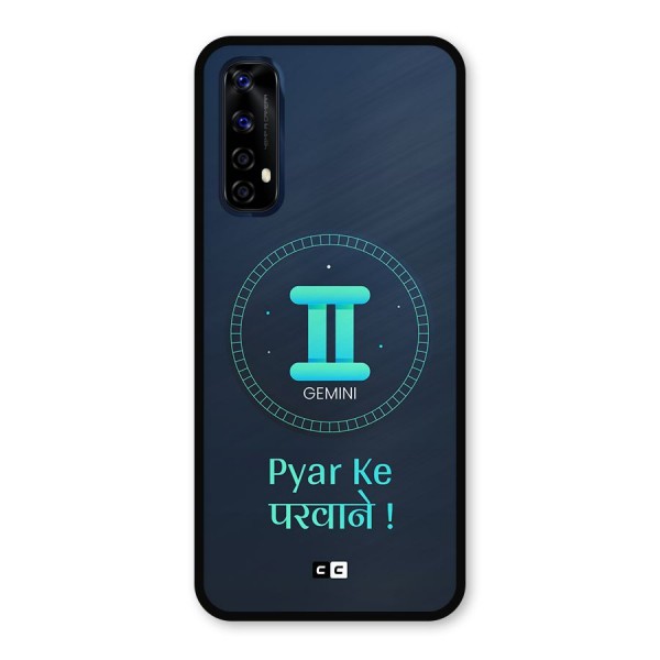 Gemini Love Metal Back Case for Realme Narzo 20 Pro