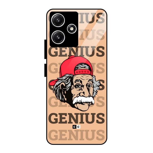 Genious Scientist Glass Back Case for Poco M6 Pro