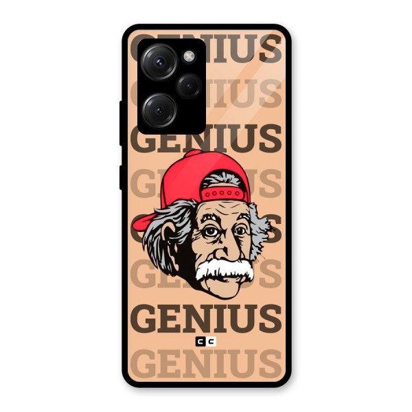 Genious Scientist Glass Back Case for Poco X5 Pro