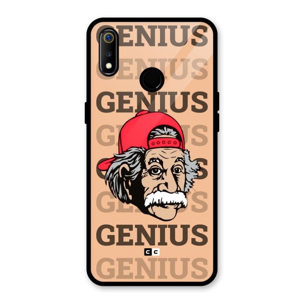 Genious Scientist Glass Back Case for Realme 3