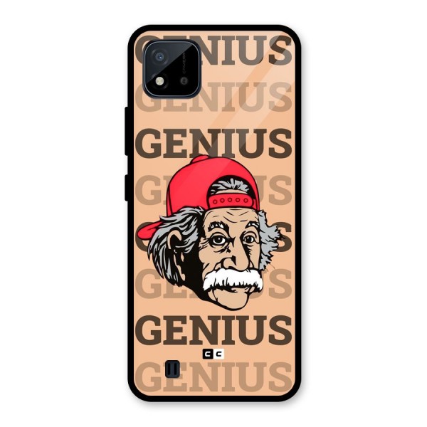 Genious Scientist Glass Back Case for Realme C11 2021