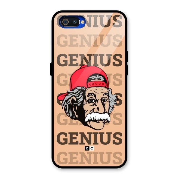 Genious Scientist Glass Back Case for Realme C2